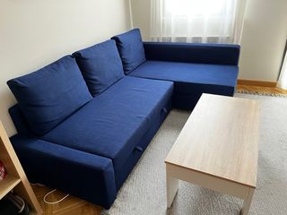 Sofá Cama Ikea Chaiselong Azul