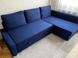 Sofá Cama Ikea Chaiselong Azul