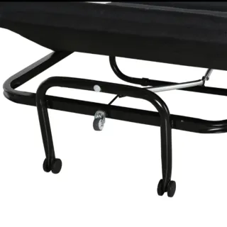 Letto pieghevole con ruote e testata reclinabile Nuovo