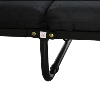 Letto pieghevole con ruote e testata reclinabile Nuovo