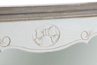 Cómoda recibidor madera y espejo