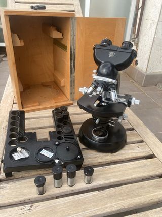 Microscopio Antiguo Carl Zeiss