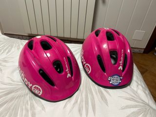 2 Cascos Bicicleta Infantiles Rosa
