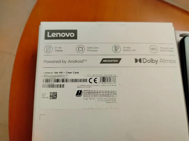 Lenovo Tab M9 + Funda Transparente afbeelding 4