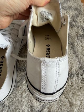 Converse Piel Plataforma Talla 38