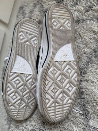 Converse Piel Plataforma Talla 38