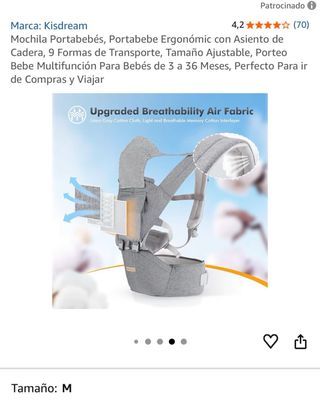 Mochila Portabebés Ergonómica Kisdream(negociable)