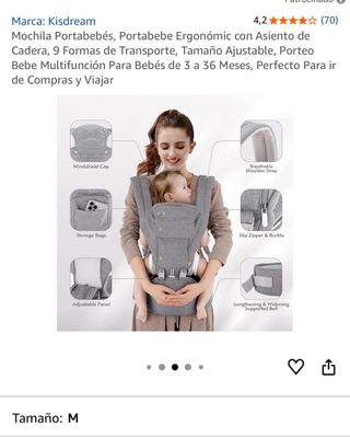 Mochila Portabebés Ergonómica Kisdream(negociable)