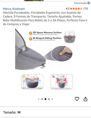 Mochila Portabebés Ergonómica Kisdream(negociable)