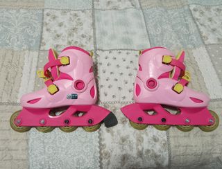 Patines niña Oxelo Talla 28-30 Rosa