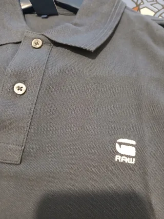 Polo G-Star RAW azul marino. Talla L