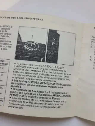 Pentax P30 manual de instrucciones copia grapada.