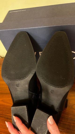 Botines Vexed Piel Negra Talla 37