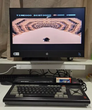 MSX Konami Penguin Adventure Cartucho