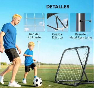 Portería de fútbol rebotadora