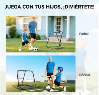 Portería de fútbol rebotadora