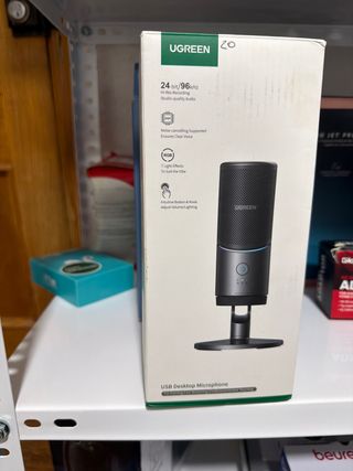 Micrófono USB UGREEN Negro/Multicolor