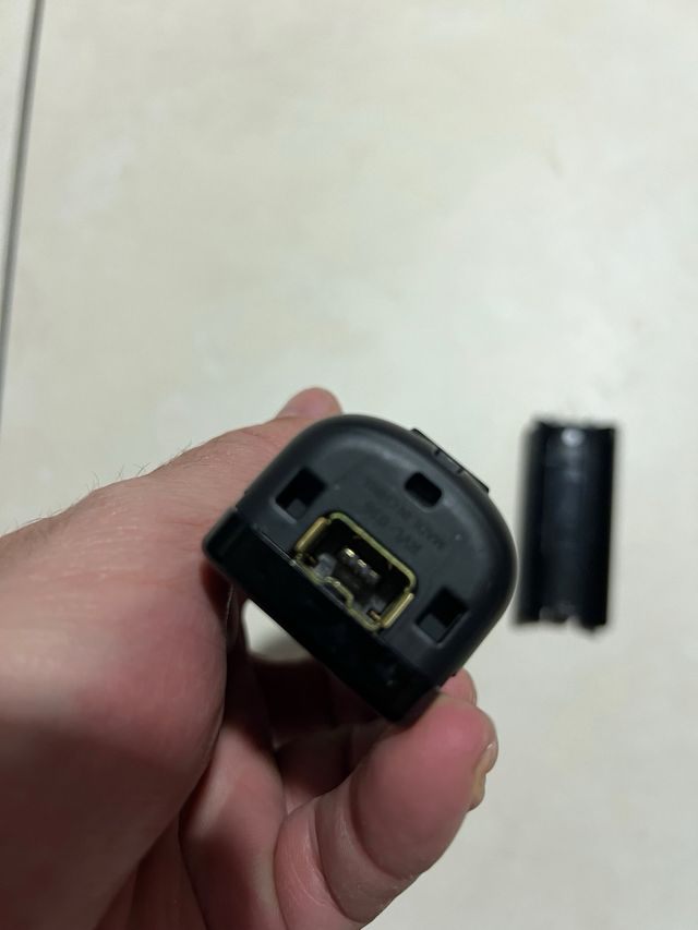 Mando Wii Negro para piezas