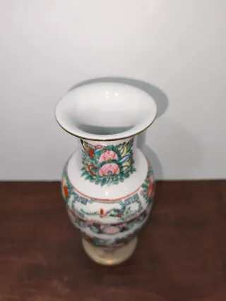 Antigua jarrón chino