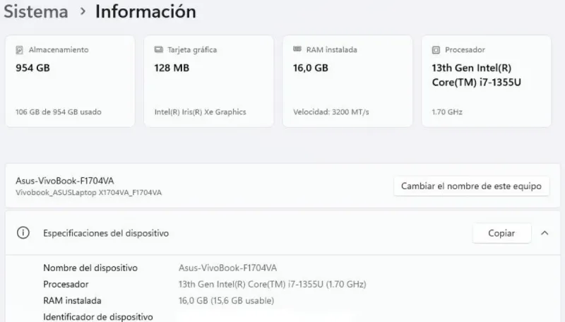 ASUS Vivobook 17.3" afbeelding 4