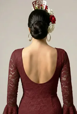 Traje de Flamenca Rojo
