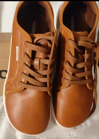 Zapatillas Hobibear Marrones Talla 46 cuero Nuevas
