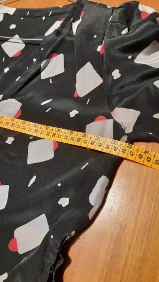 Vestito vintage seta pura a fantasia