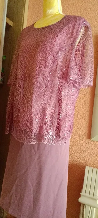Traje 3 piezas madrina/boda T.56/58