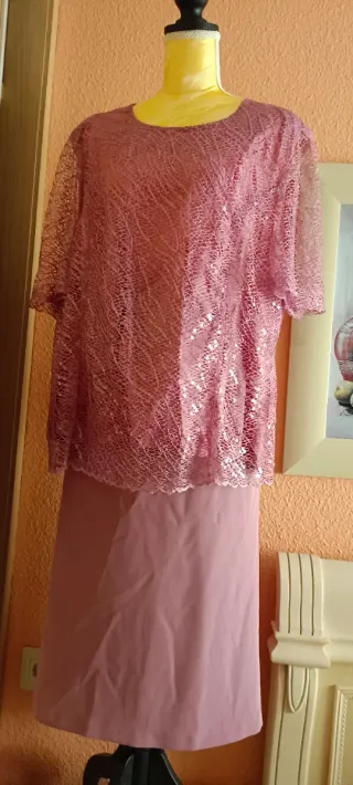 Traje 3 piezas madrina/boda T.56/58