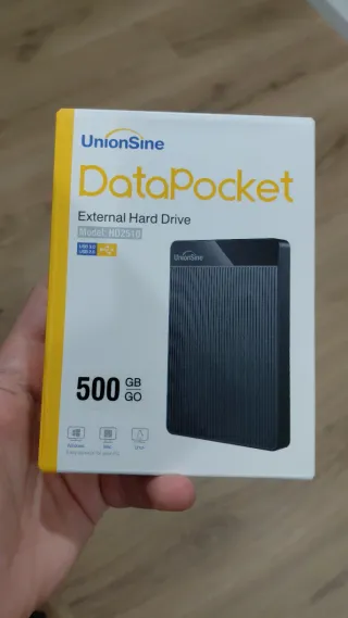 2x Disco Duro Externo UnionSine 500GB