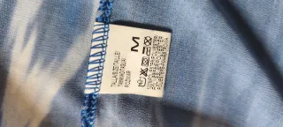 Sobrecamisa mujer Inside azul y blanco