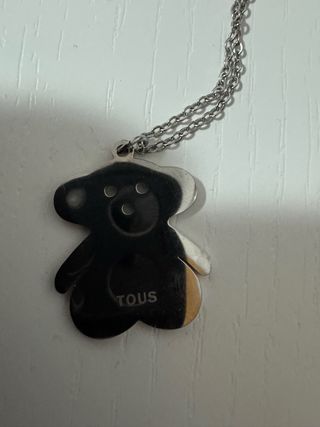 Collar Tous Oso Plateado