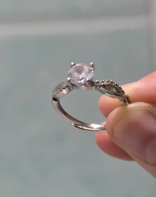 Anillo compromiso ajustable