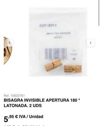 Herramienta bisagra oculta