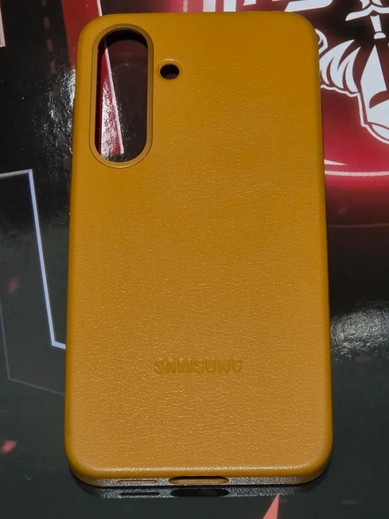 S25 Fundas Enzo Aramid+Kindsuit Camel+Clear Case afbeelding 3