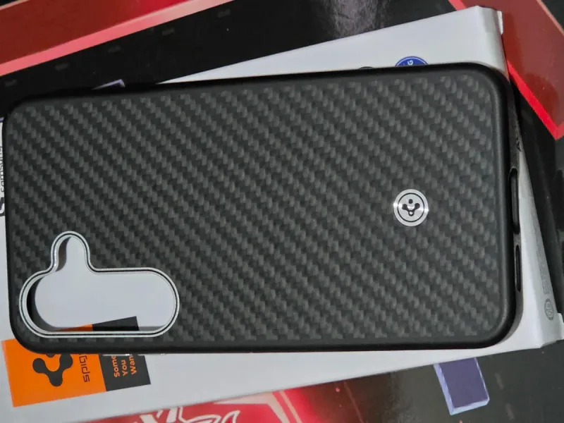 S25 Fundas Enzo Aramid+Kindsuit Camel+Clear Case afbeelding 5
