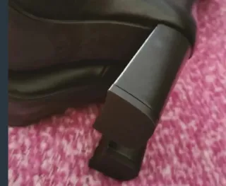 Botas de piel negras altas