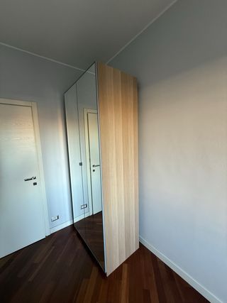 Armadio Rovere Ante Specchio Nuovo