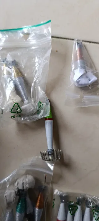 Poteras para calamar pequeñas