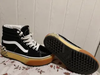 Vans SK8-Hi Stacked Negras