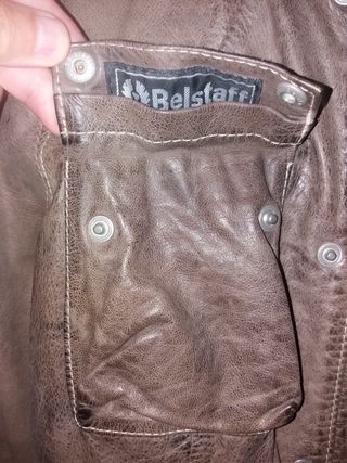 Cazadora Belstaff Brad de piel talla 42 mujer