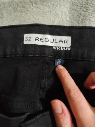 Pantalón vaquero mujer negro