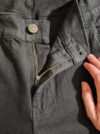 Pantalón vaquero mujer negro