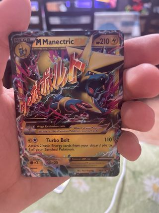 Cartas Pokémon Turtonator GX y Manectric EX