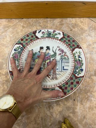 Plato decorativo oriental