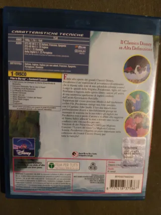 Pocahontas Blu-ray Disney