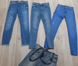 Lote 4 Pantalones Vaqueros Mujer Talla 36/38