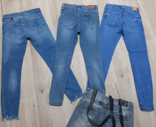 Lote 4 Pantalones Vaqueros Mujer Talla 36/38