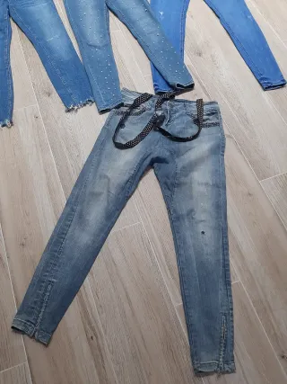 Lote 4 Pantalones Vaqueros Mujer Talla 36/38