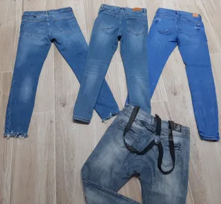 Lote 4 Pantalones Vaqueros Mujer Talla 36/38